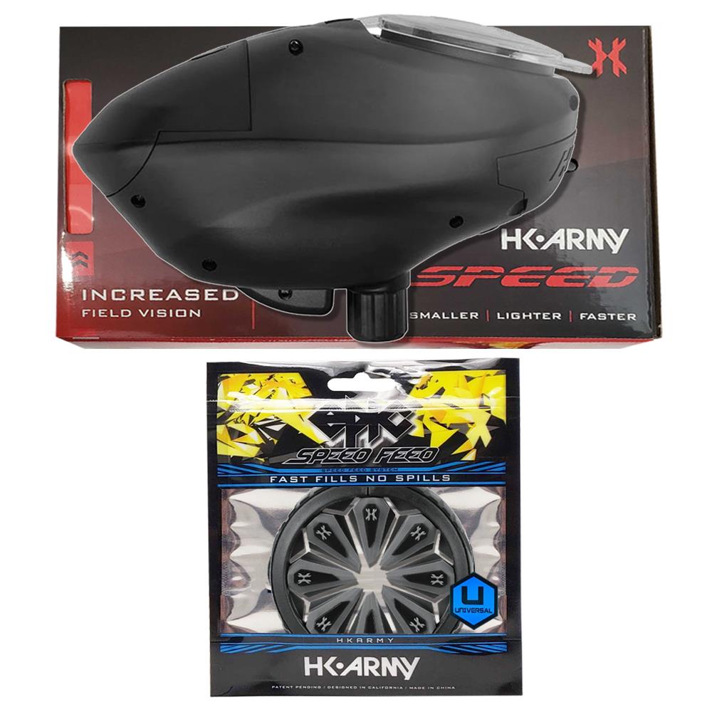 HK Army Speed Electronic Paintball Loader with Epic Speed Feed - 25+ BPS