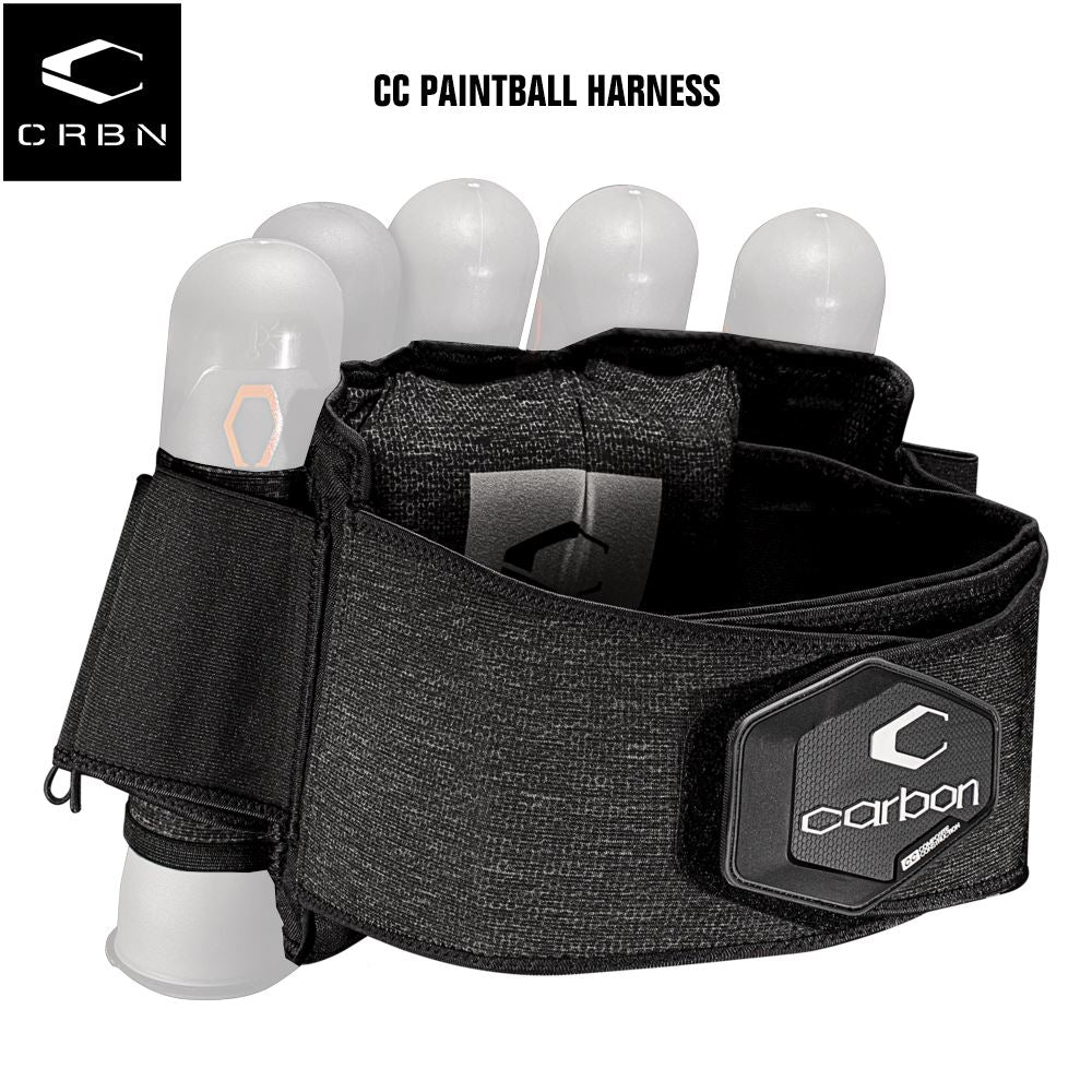 Carbon Paintball CC Paintball Harness Vertical Pod Holder