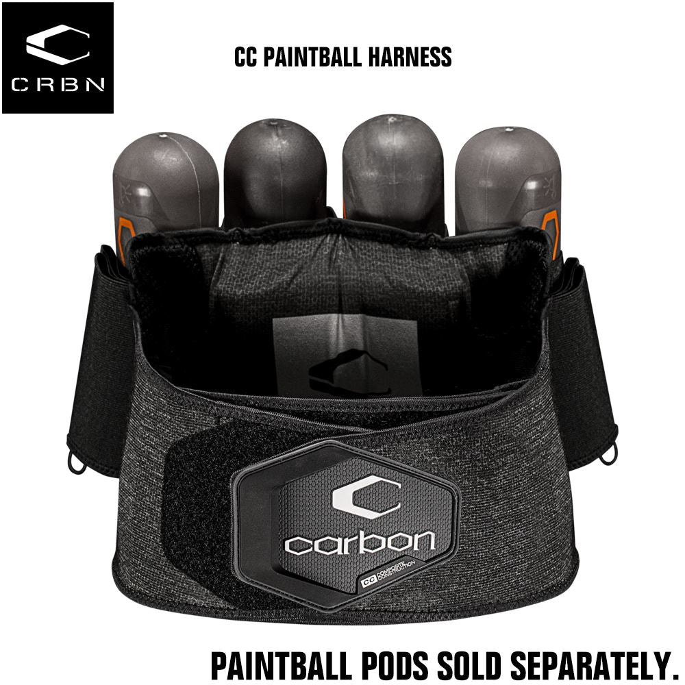 Carbon Paintball CC Paintball Harness Vertical Pod Holder