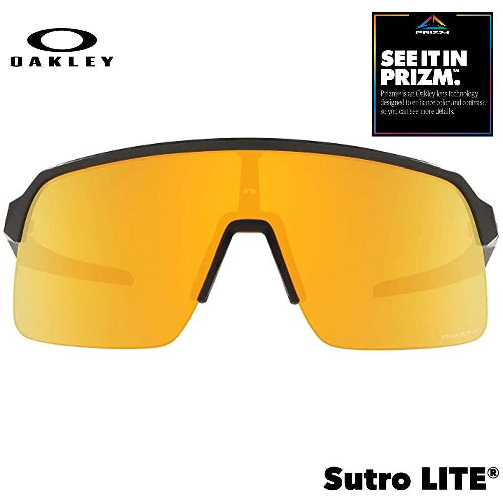 Oakley Sutro LITE Men's Sunglasses - Matte Carbon w/ PRIZM 24K Lenses