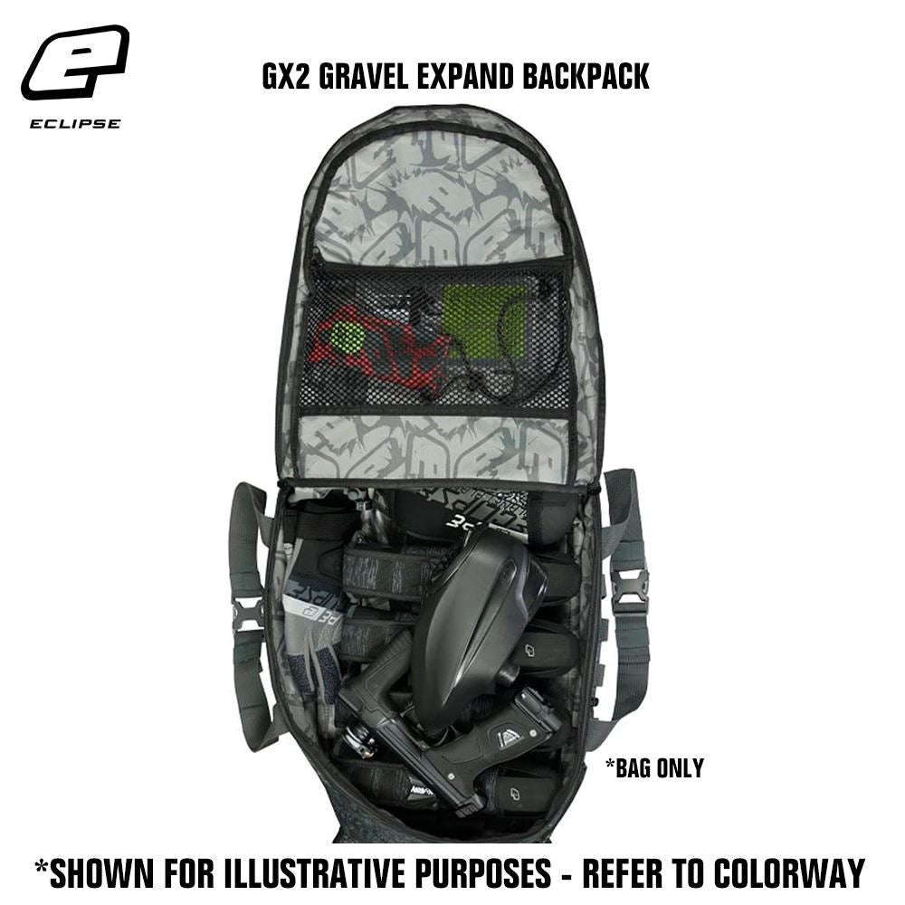 Planet Eclipse GX2 Gravel Paintball Expand Backpack Gearbag - Fighter Orange