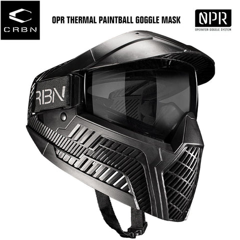 Carbon OPR Operator Thermal Paintball Goggles Mask - Black