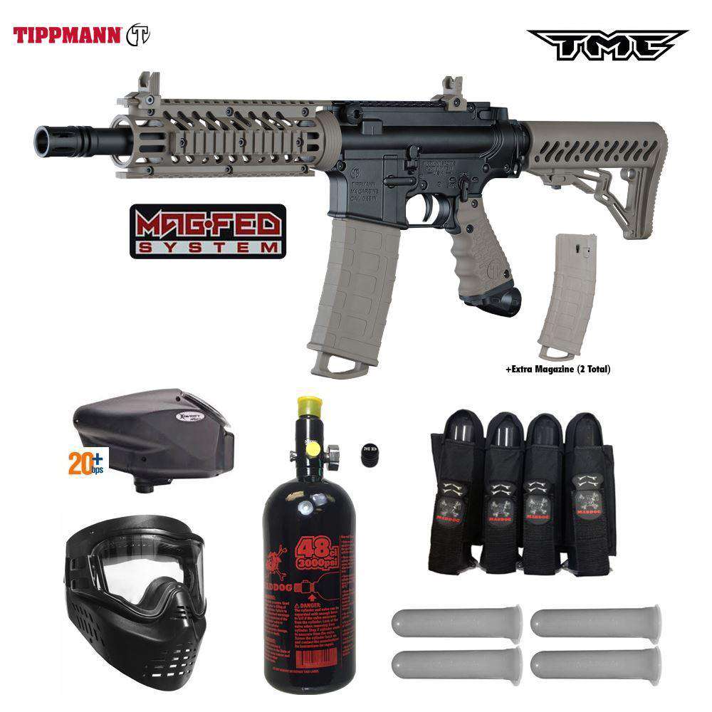 Tippmann TMC MAGFED Expert Paintball Gun Package