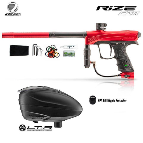 Dye Rize CZR Paintball Gun with Dye LT-R Paintball Loader Combo Package