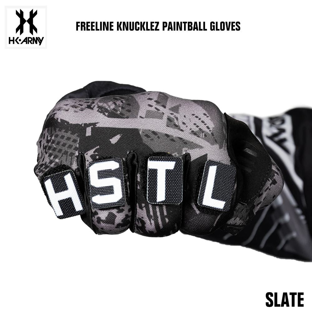 HK Army Freeline Knucklez Paintball Gloves - Slate