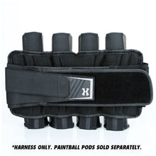 CLEARANCE HK Army HSTL Line Paintball Harness 4+3 Pod Pack - Black