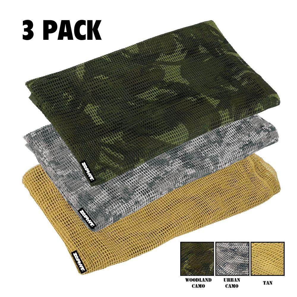 Zephyr Tactical Mesh Sniper Veil Desert Shemagh