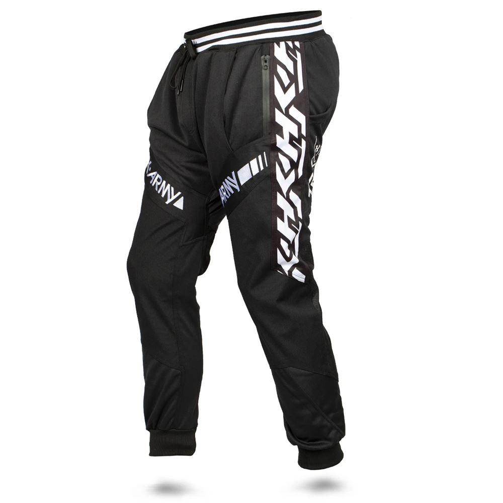HK Army TRK Jogger Paintball Pants - HK Stripe Black - PaintballDeals.com