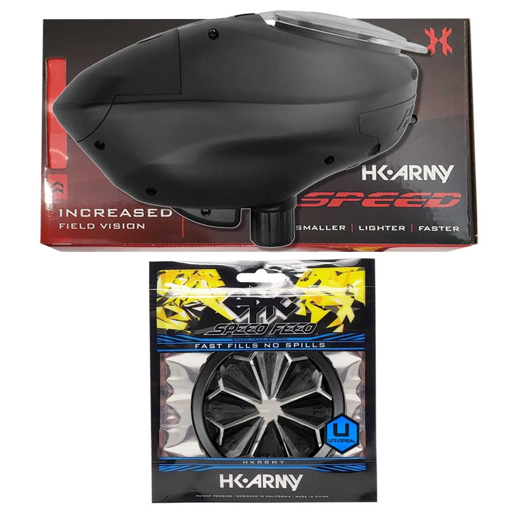 HK Army Speed Electronic Paintball Loader with Epic Speed Feed - 25+ BPS