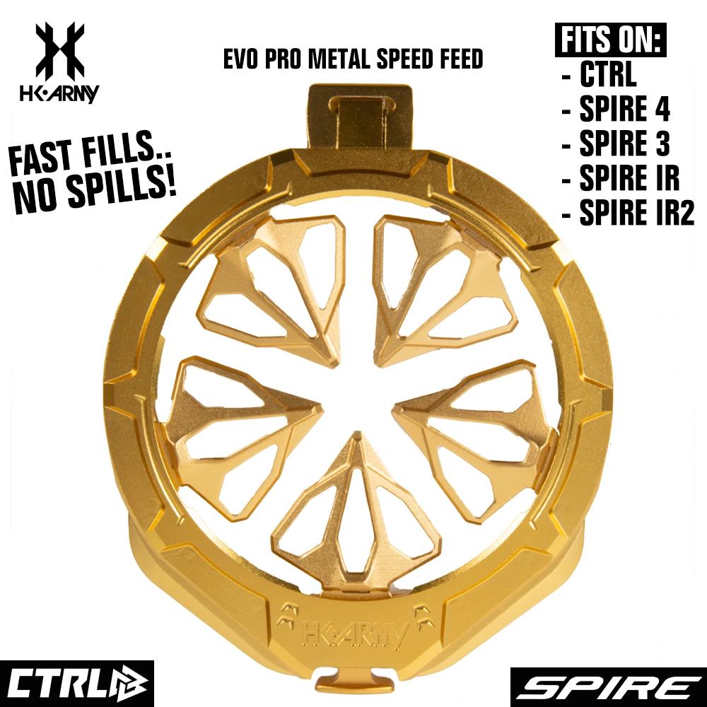 CLEARANCE HK Army Evo Pro Metal Speed Feed Paintball Loader Accessory - CTRL, Spire 4, Spire 3, Spire IR, Spire IR2 | Used But NOT Abused