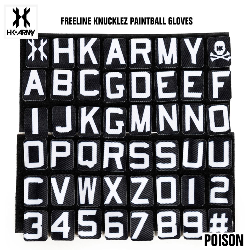 HK Army Freeline Knucklez Paintball Gloves - Poison