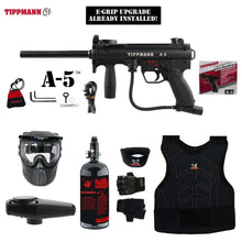 Tippmann A-5 Beginner Protective HPA Paintball Gun Package