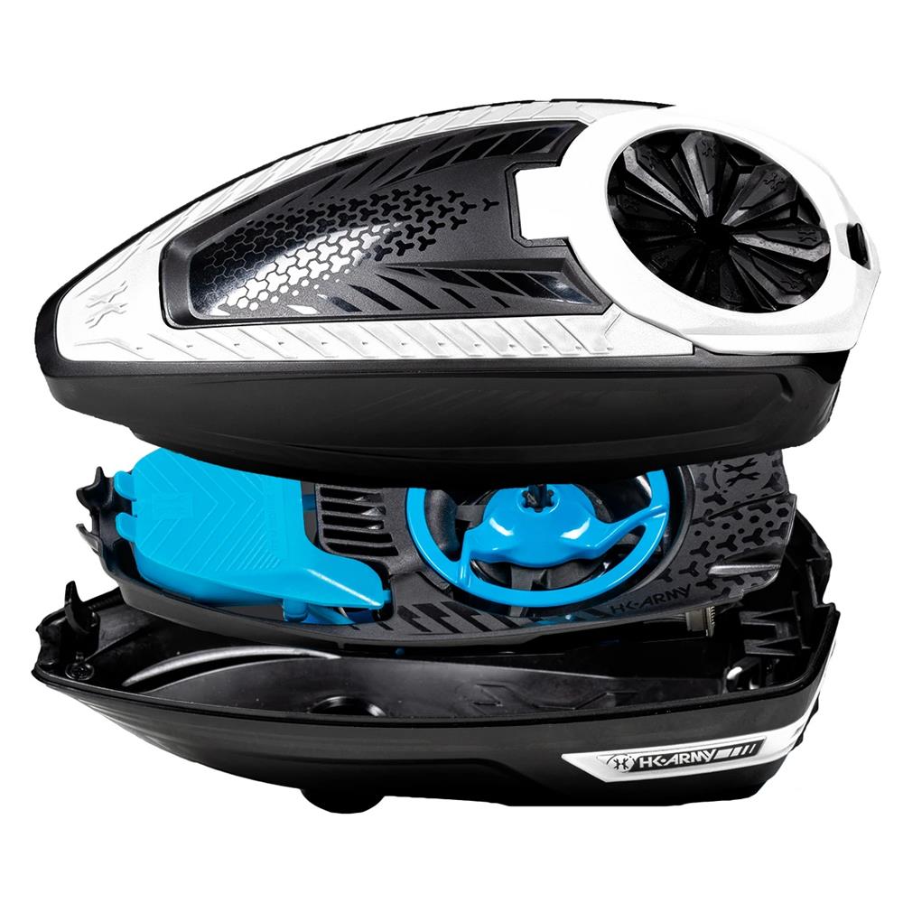 CLEARANCE HK Army TFX 3.0 Electronic Paintball Loader - 22+ BPS - Black/White