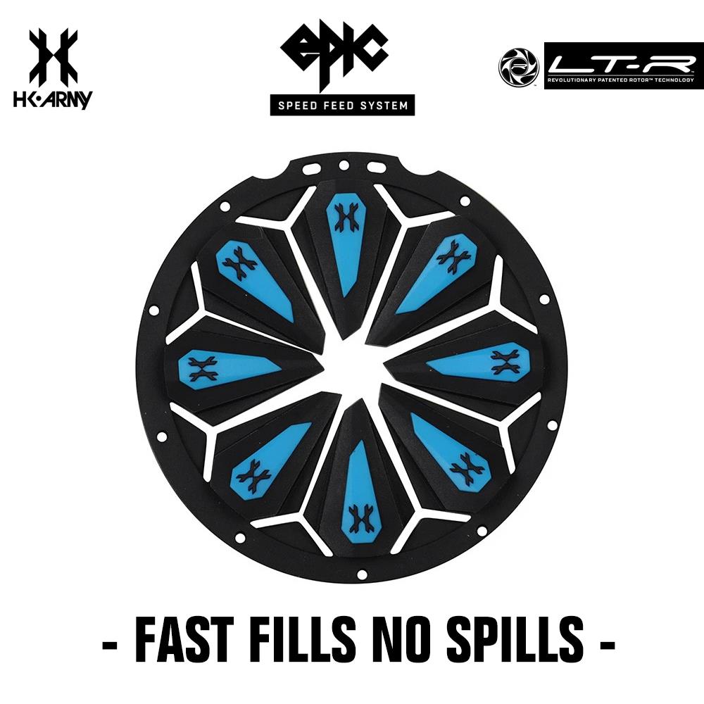 Dye LT-R Electronic Paintball Loader with HK Army Epic Speed Feed